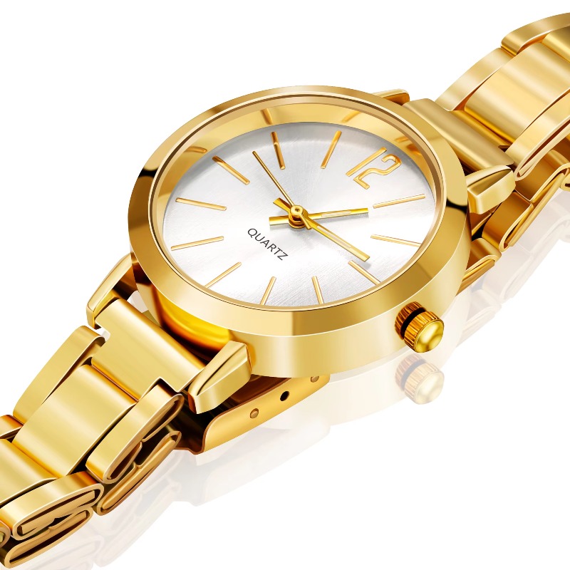 2pcs Set Watch Luxury Women Si - Jewelry Watches Women review and price