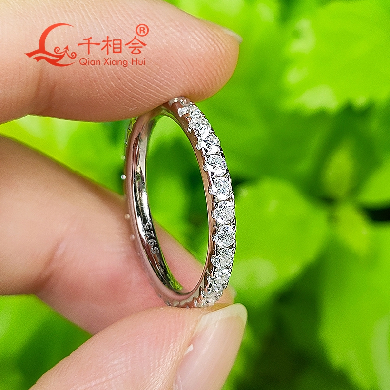 soild 10k 14k 18k gold 2mm Moi - Moissanite Ring review and price