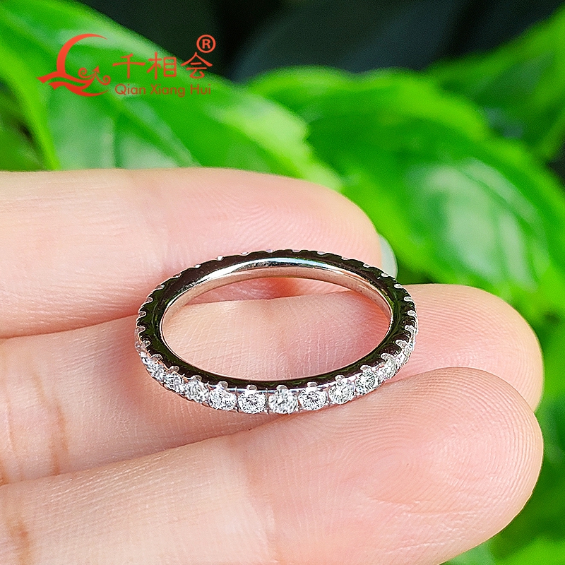 soild 10k 14k 18k gold 2mm Moi - Moissanite Ring review and price