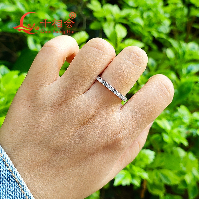 soild 10k 14k 18k gold 2mm Moi - Moissanite Ring review and price