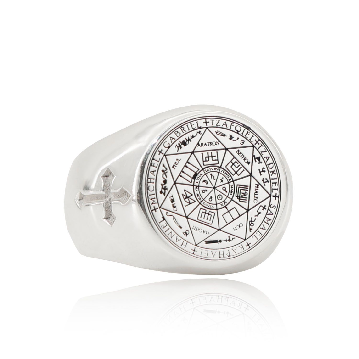 20mm Solid Signet Ring 925 Sil - Mens Signet Ring review and price