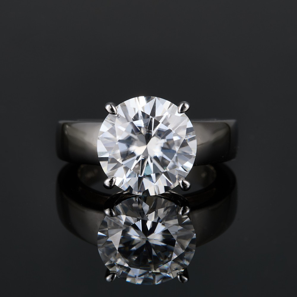 2 Carat D Color Moissanite Dia - Moissanite Ring review and price