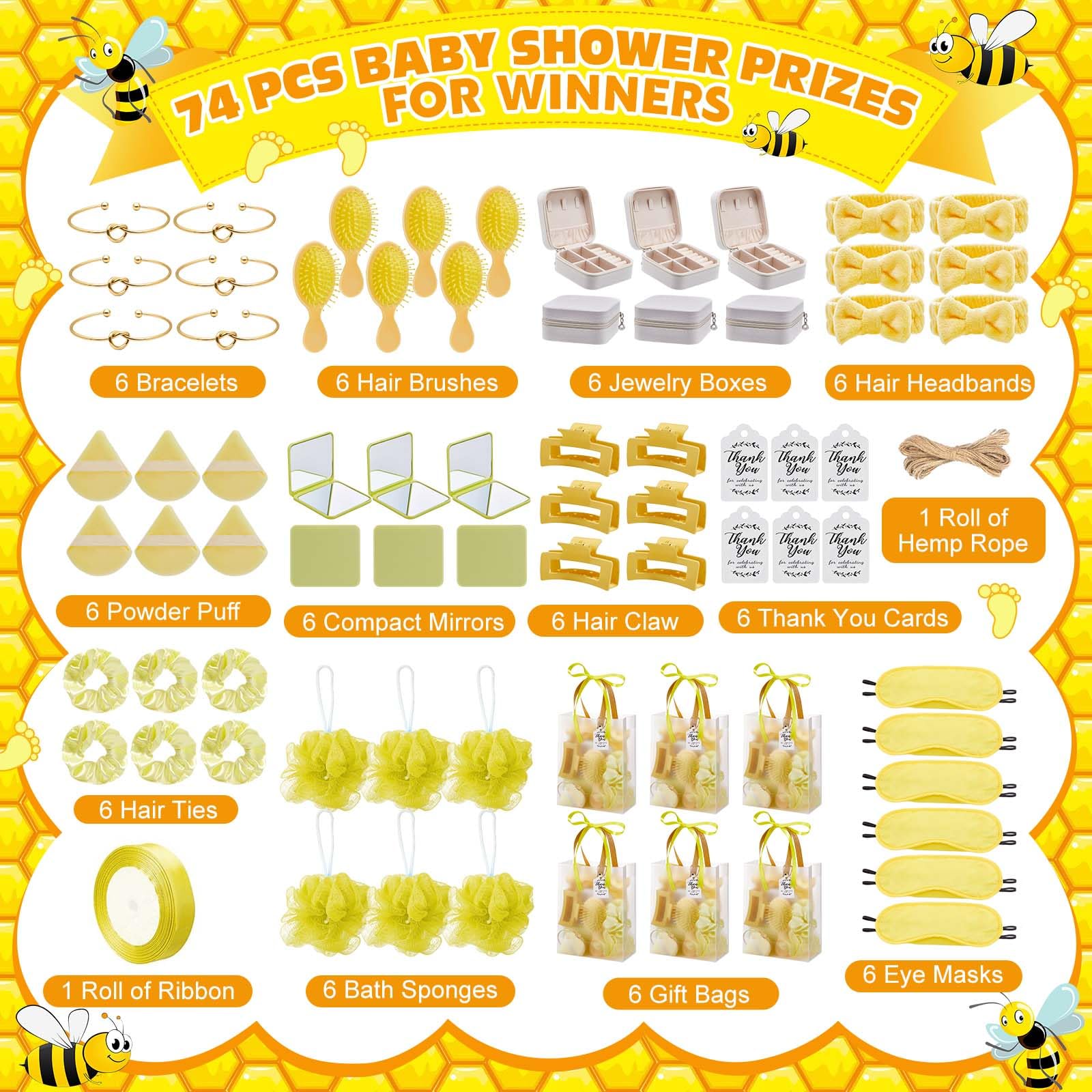 74Pcs Baby Shower Prizes for G - Jewelry & Watches Vitopoulos Reviews review and price