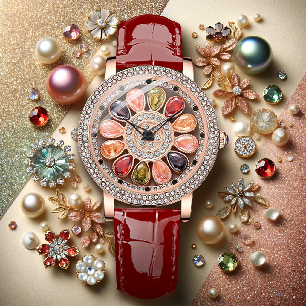 New Spinning Fresh and Beautif - Jewels In Quartz Watches review and price