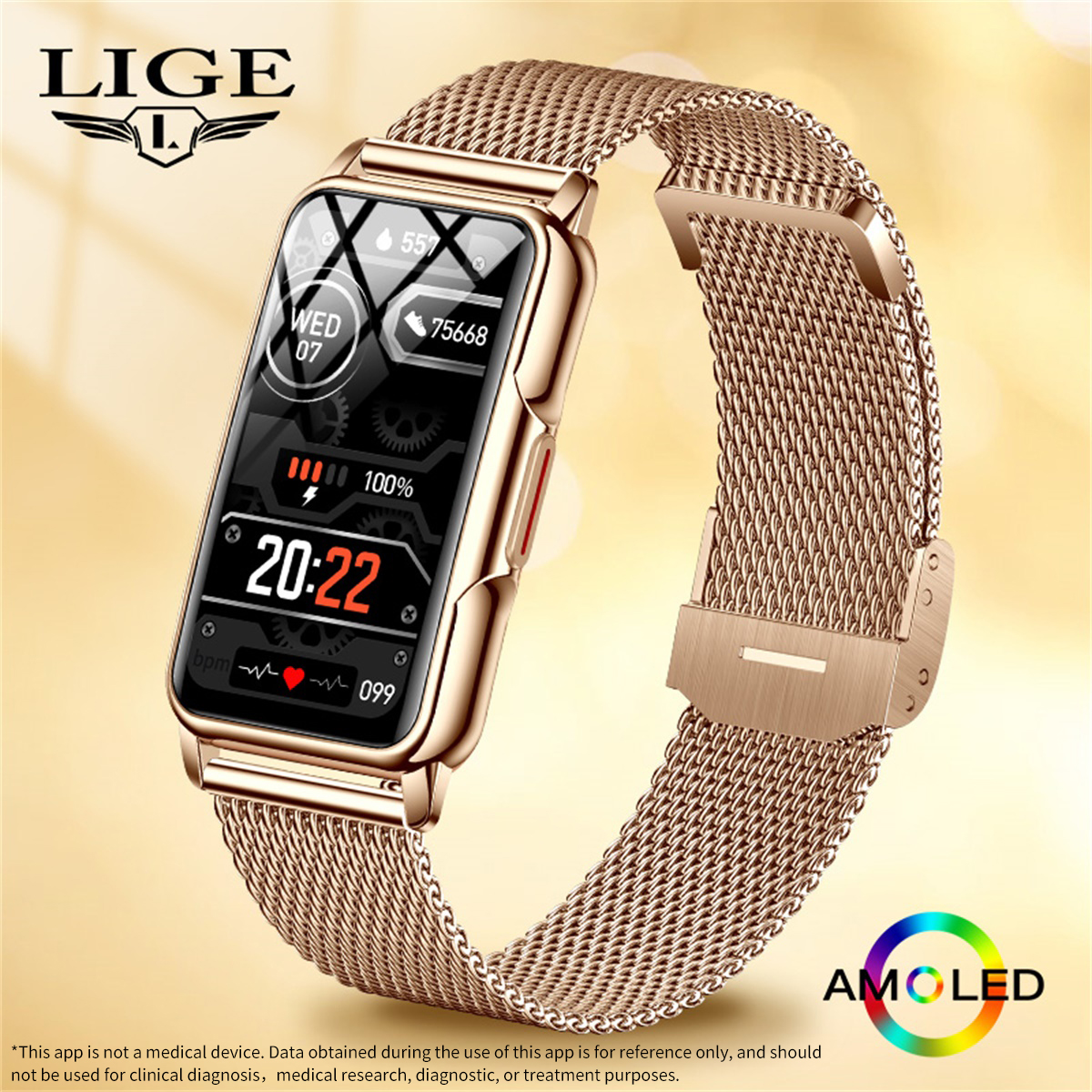LIGE Smart Watch Men Women Fit - Jewelry Watches Women review and price