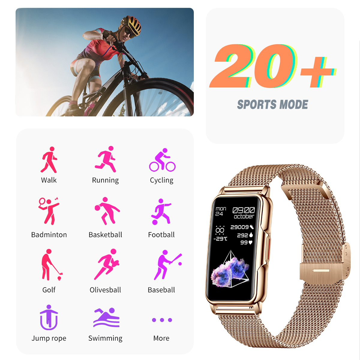 LIGE Smart Watch Men Women Fit - Jewelry Watches Women review and price