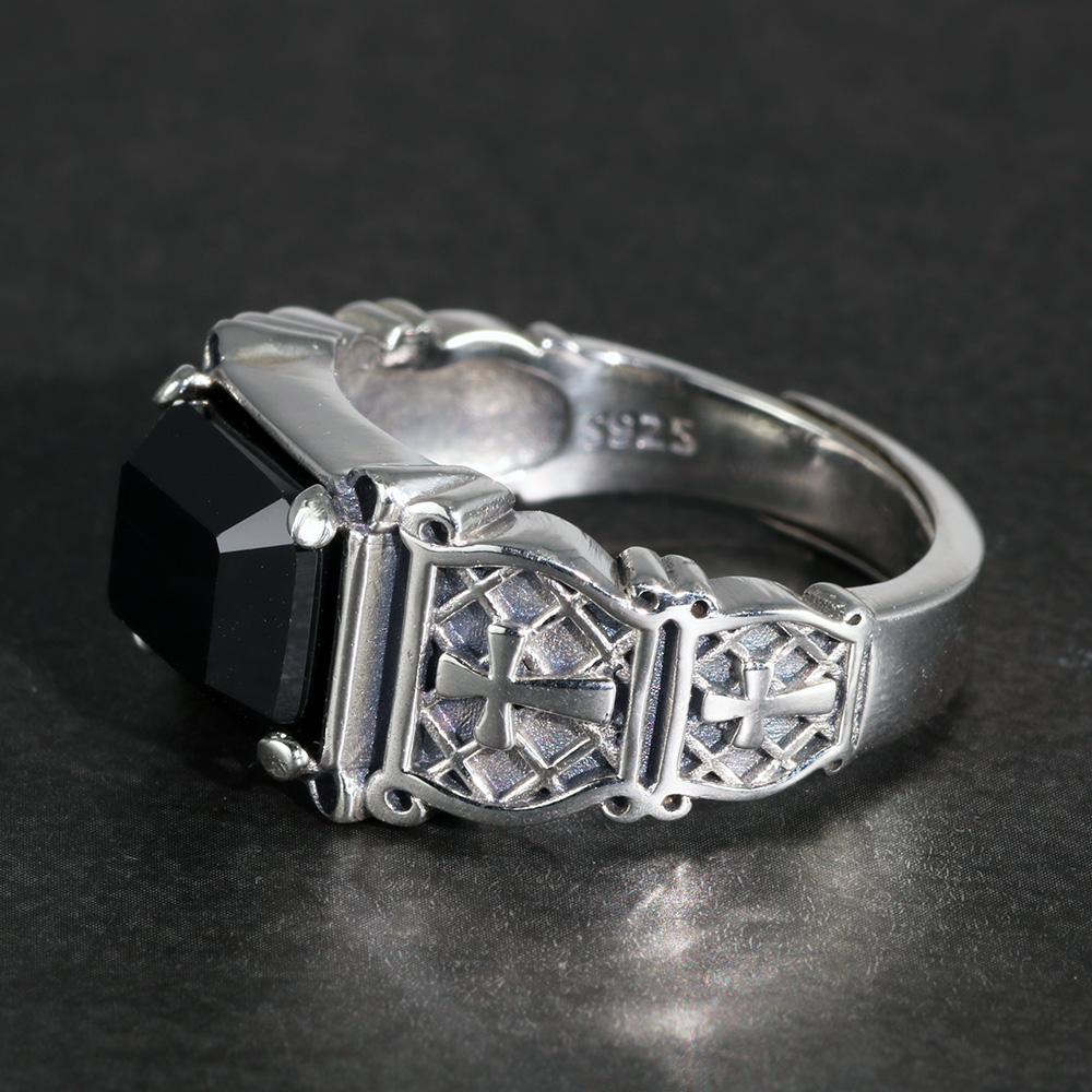 Vintage Punk Silver 925 Jewelr - Mens Signet Ring review and price