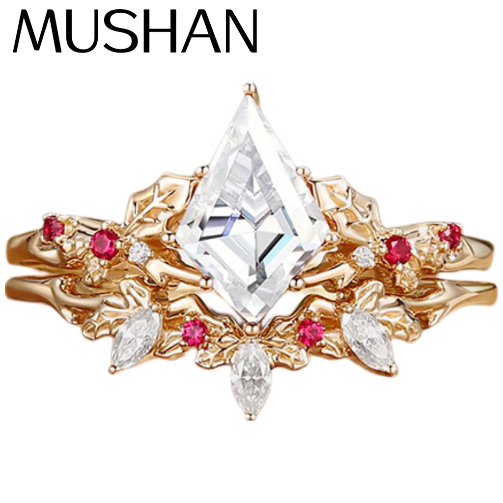 MUSHAN Custom Jewelry 925 Ster - Moissanite Ring review and price